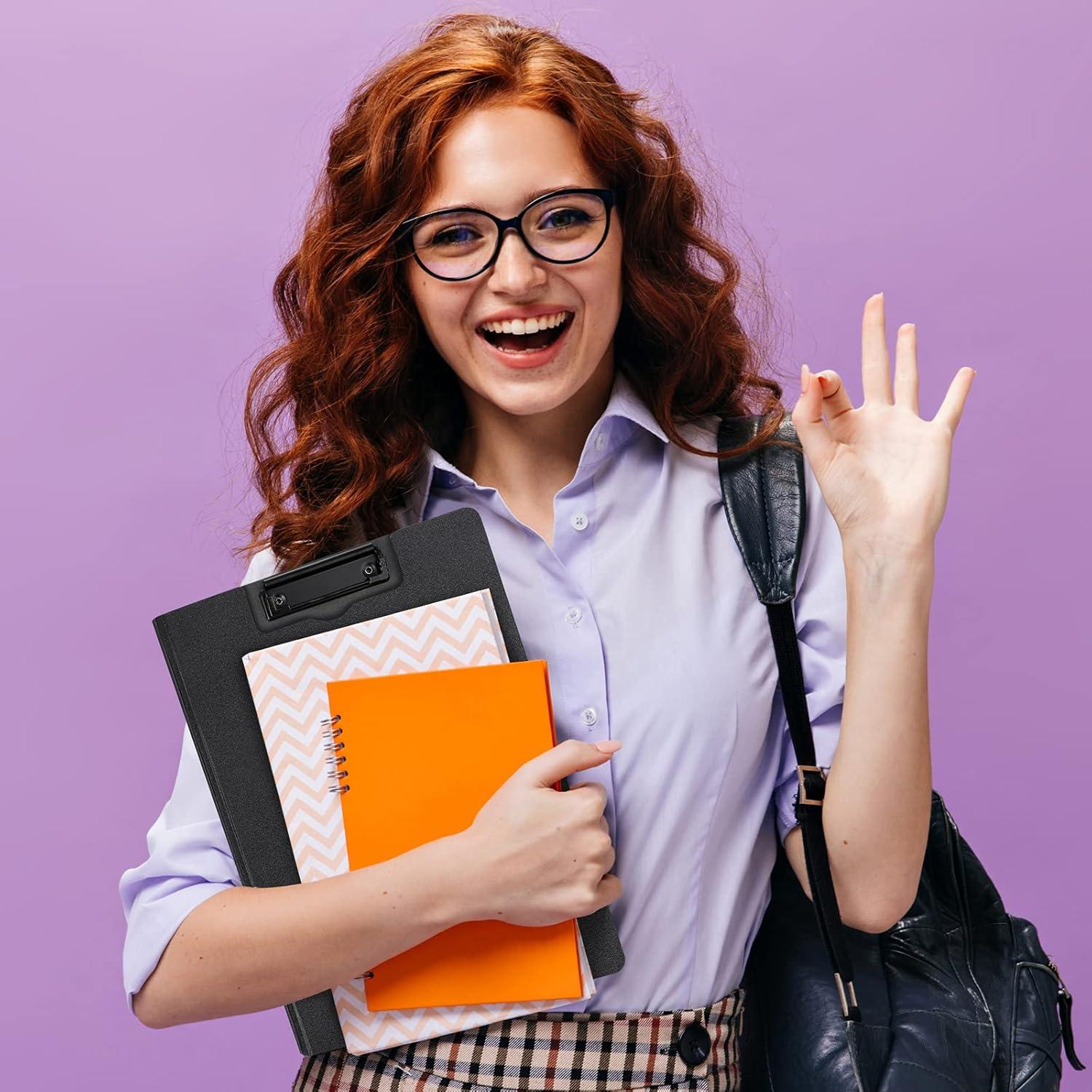 Clipboard Plegable A4 Tomorotec Negro con Soporte para Bolígrafo