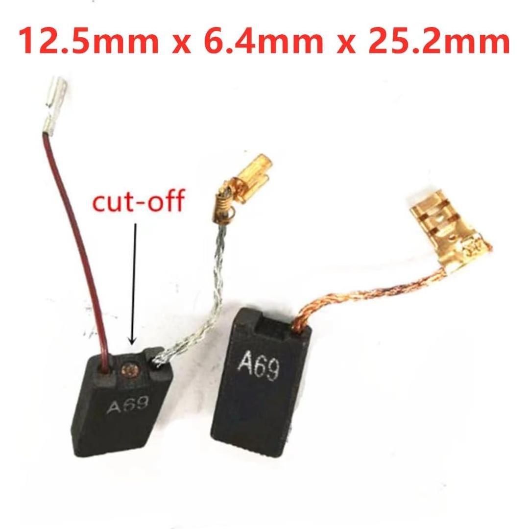 Juego de Cepillos de Carbono MILLOR 1617014135 para Taladros Bosch