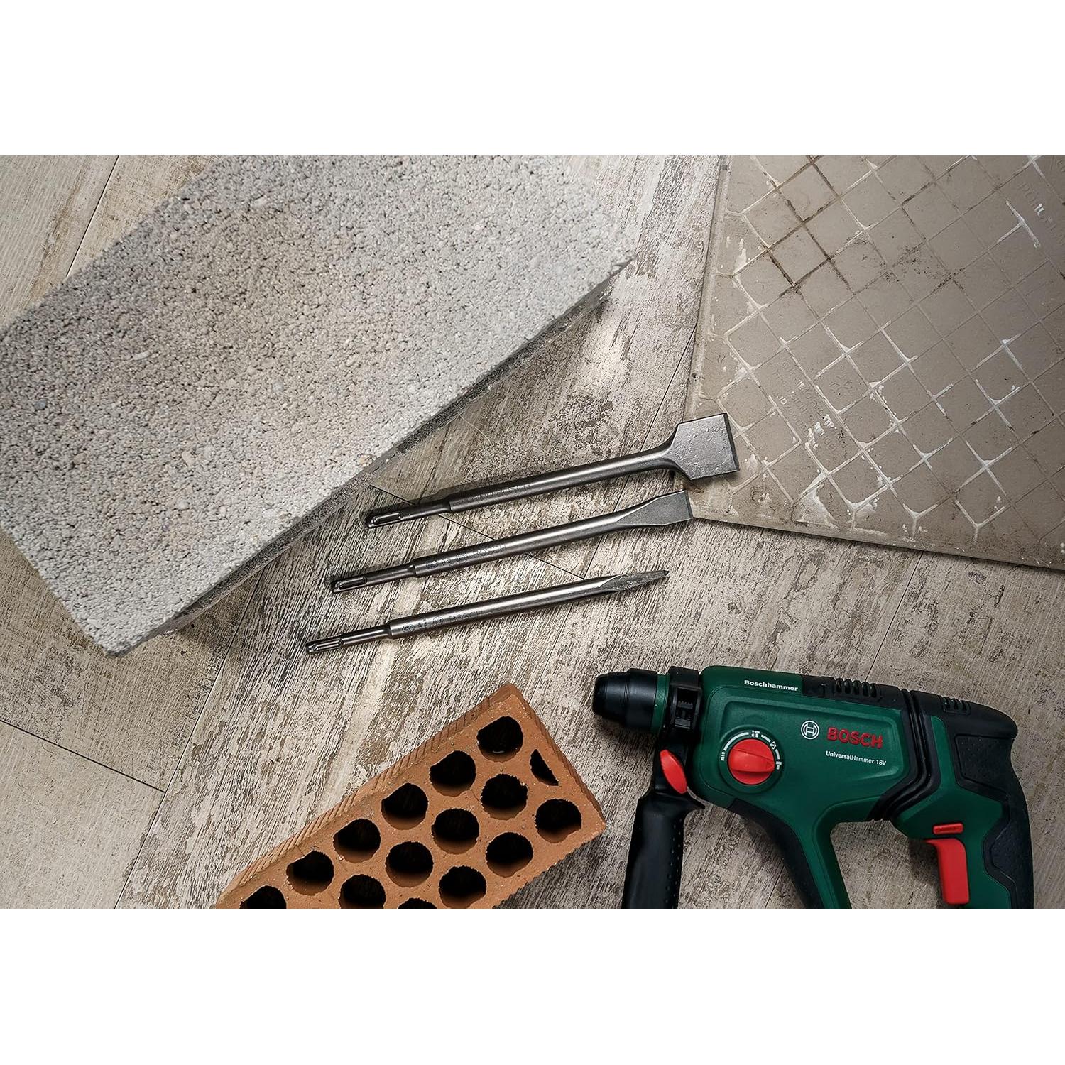 Juego de Cinceles SDS-Plus Bosch 2607019457 - 3 Piezas