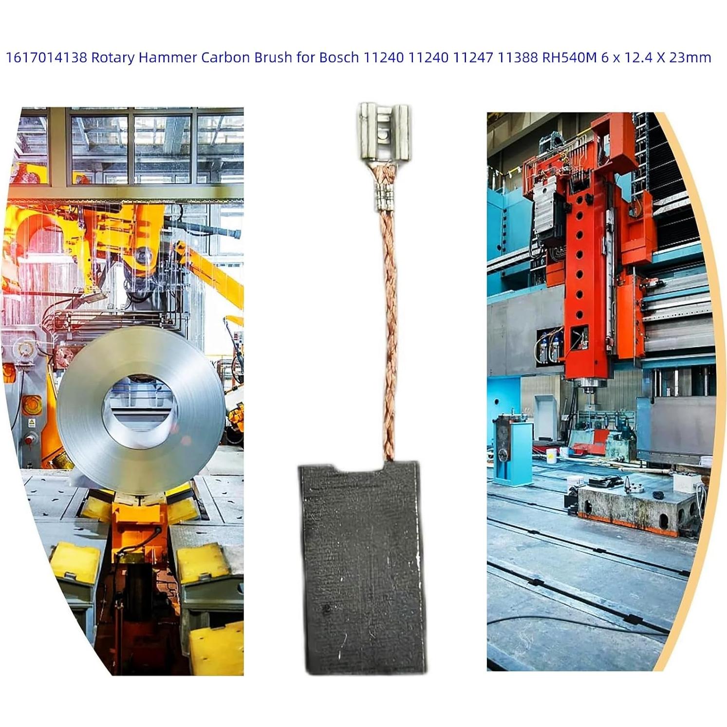 Cepillo de Carbón RRKJYXGC 1617014138 para Martillo Bosch