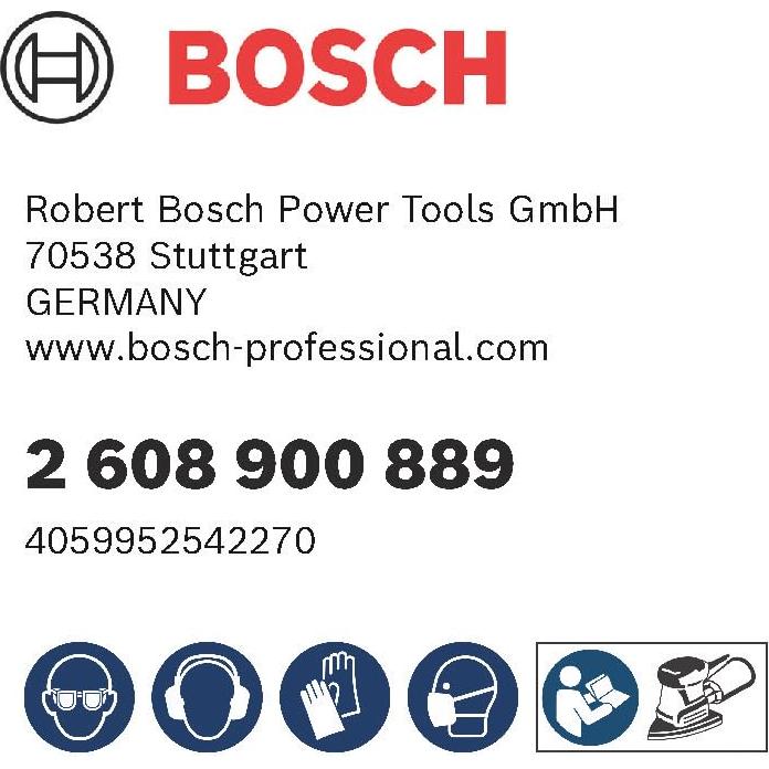 Lija Bosch Professional 10x C470 Grano 180 102x62 mm 11 Agujeros