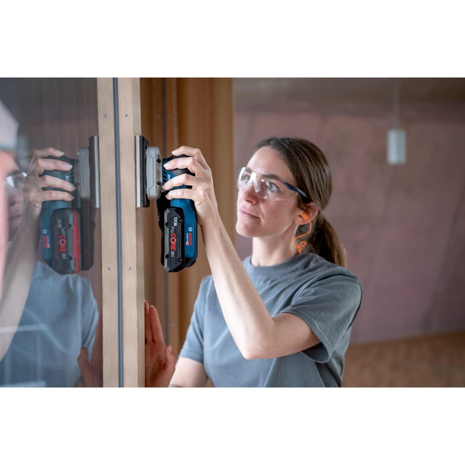 Lijadora Orbital Inalámbrica Bosch Profesional 18V GSS 18V-13