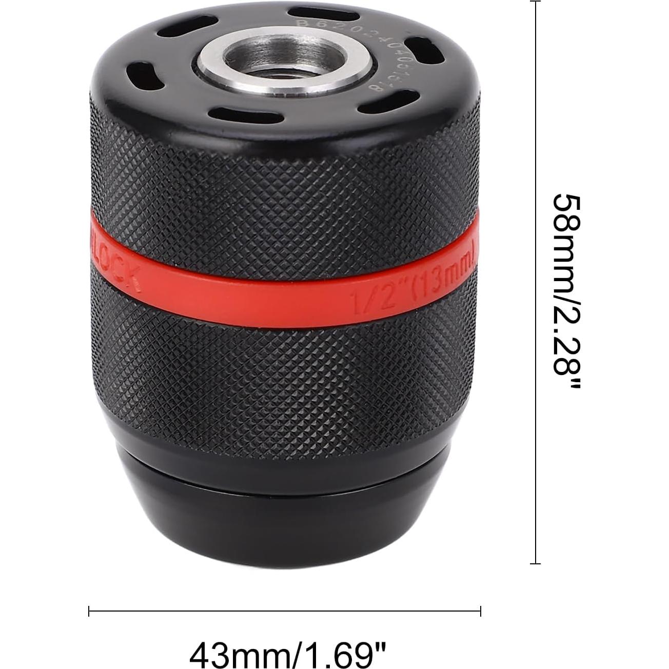 Chuck de Taladro Sin Llave YWBL-WH 1/2" Autoajustable 1-13mm