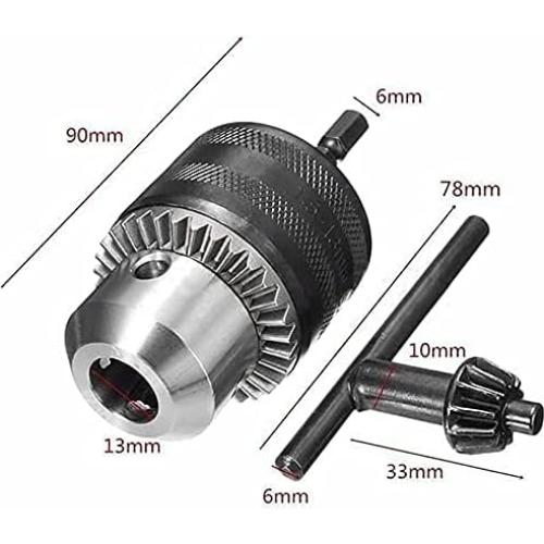 Chuck de Perforación Thomegoods 1/2-20UNF 1.5-13mm con Adaptador