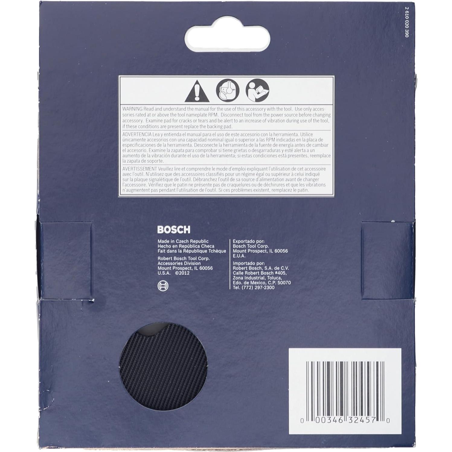 Almohadilla de Lijado Dura Bosch RS6046 15.24 cm 80 Grano