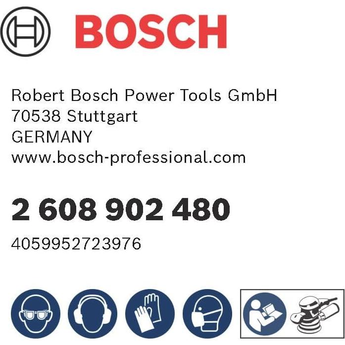 Juego de Lijas Bosch Expert M480 para Lijadora Orbital 125mm