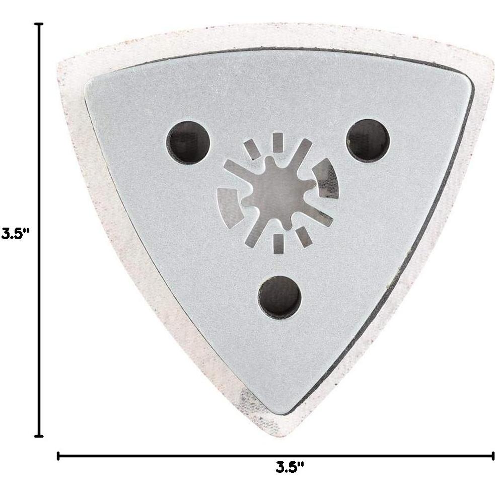 Kit 100 Hojas de Lija Triangular Hilitand 80mm 60-240 Granos