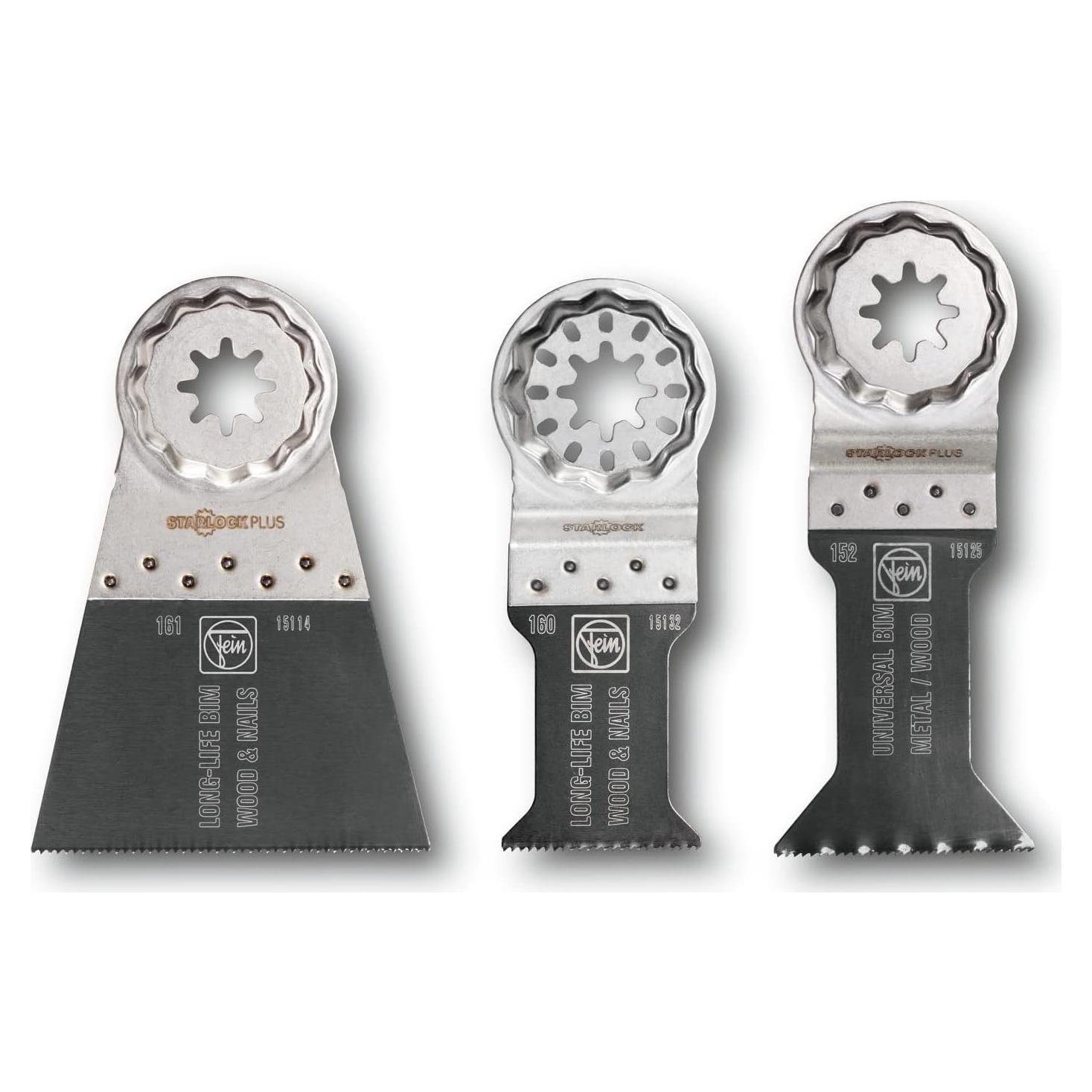 Juego de Hojas de Sierra Fein Starlock Plus E-Cut - 3 Piezas