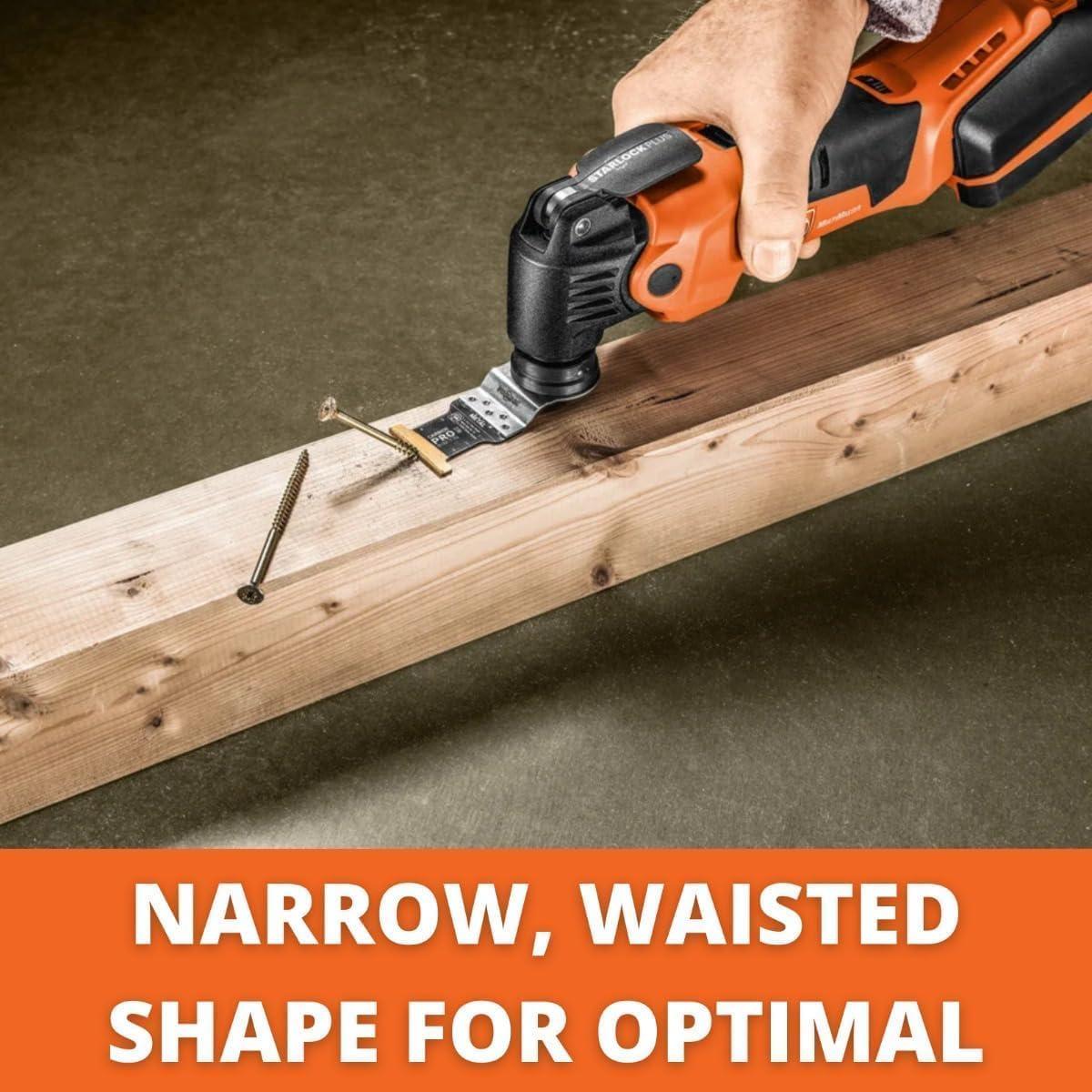 Hoja de sierra oscilante Fein StarLock E-Cut Carbide Pro - 3 unidades