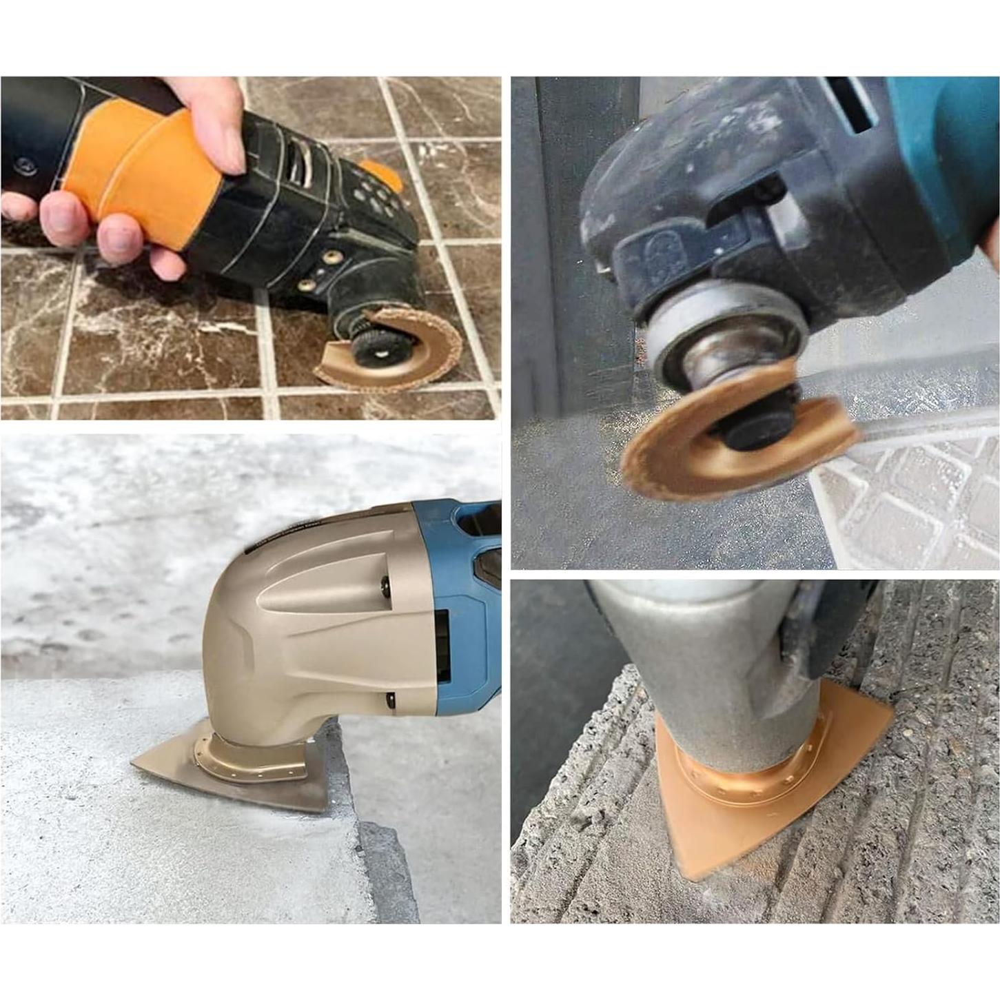 Cuchillas de Multiherramienta Oscilante Ettonsun 6 Pcs Carburo