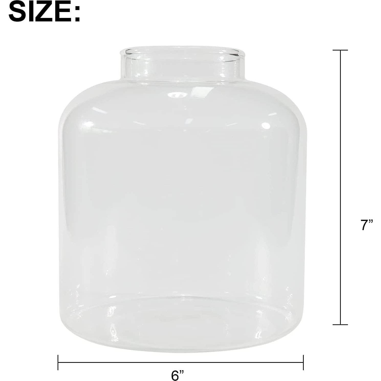 Terrario de Vidrio Grande Yangbaga para Suculentas y Acuario