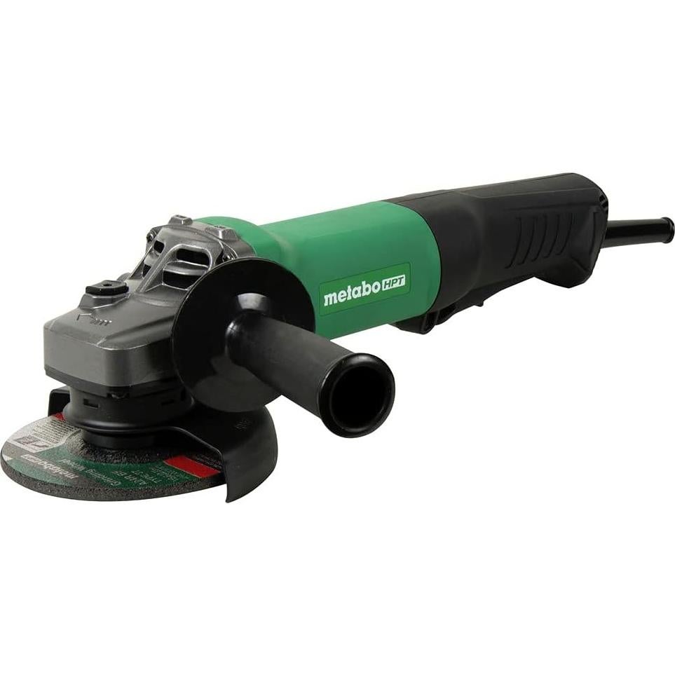 Amoladora Angular Metabo HPT G12SE3 4.5" 10.5A Interruptor Paleta