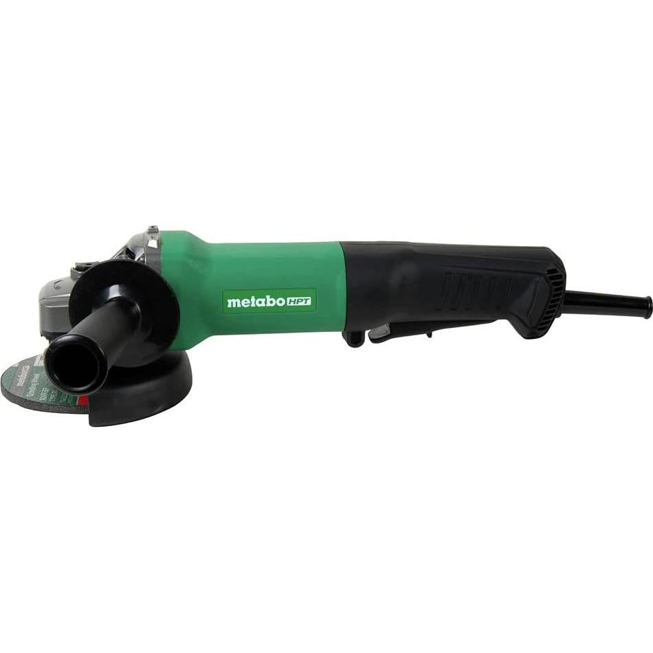 Amoladora Angular Metabo HPT G12SE3 4.5" 10.5A Interruptor Paleta