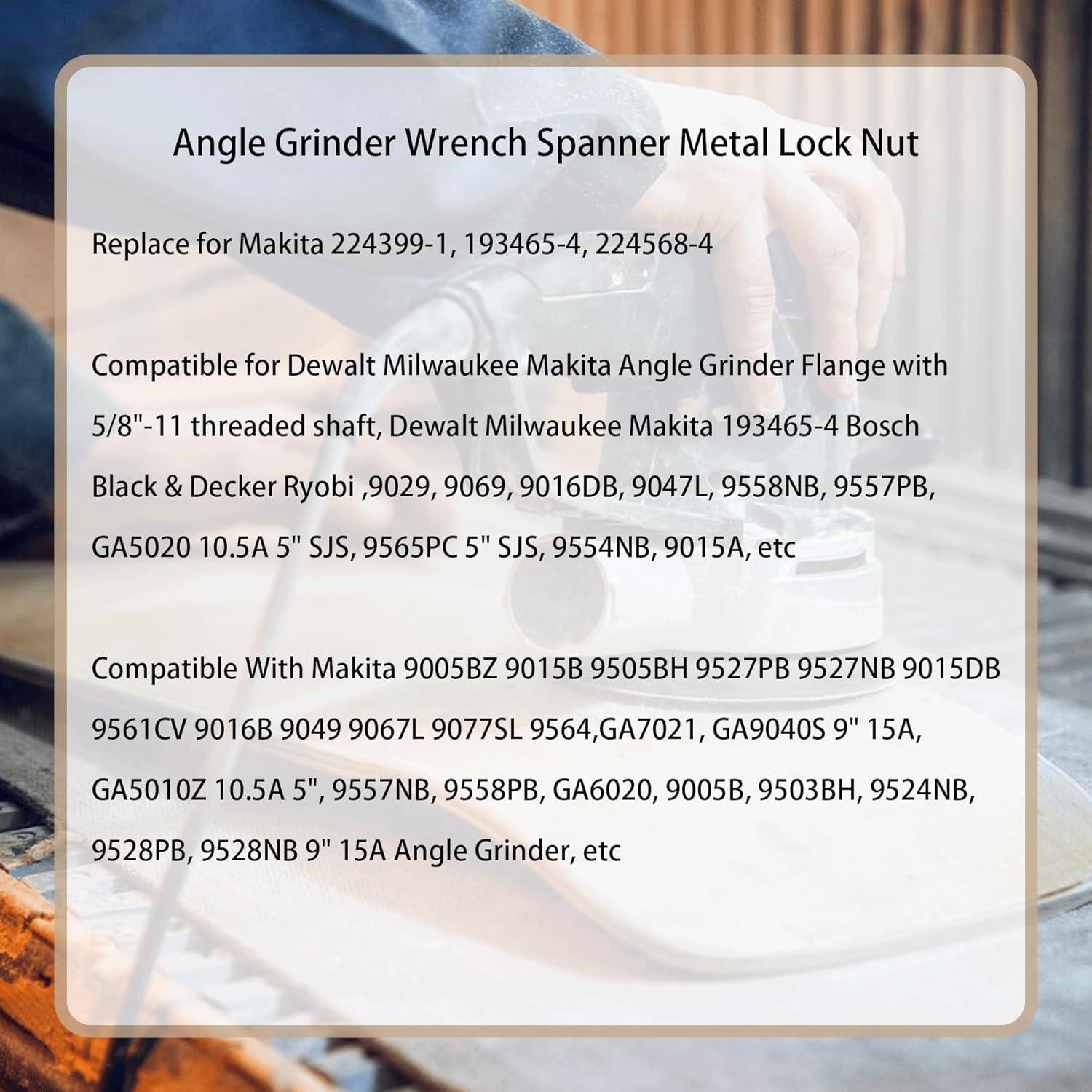 Llave de Ángulo para Grinder YQCX 193465-4 4.5" y 5"