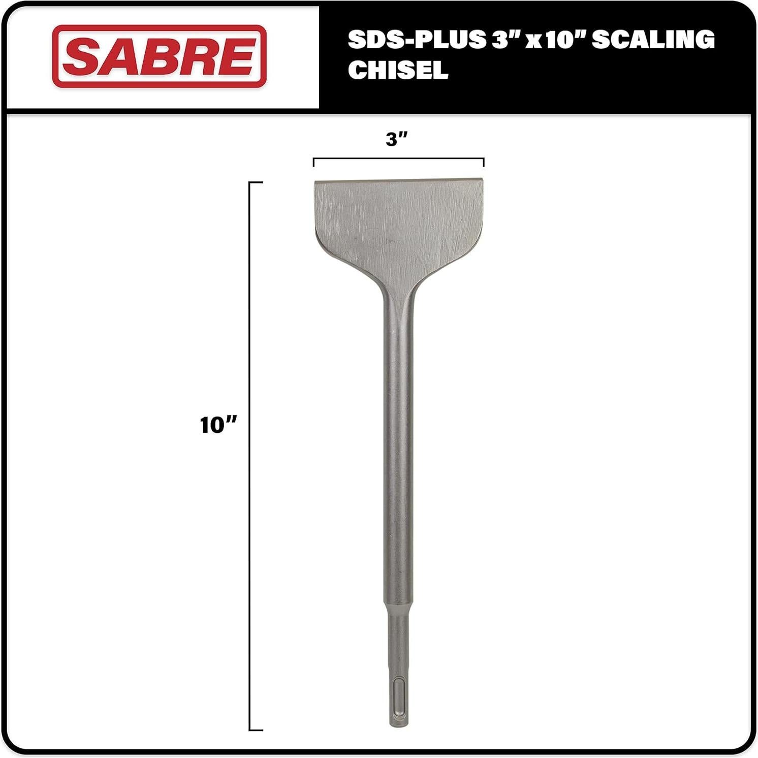 Cincel de raspado SDS Plus Sabre Tools 3 cm x 25 cm