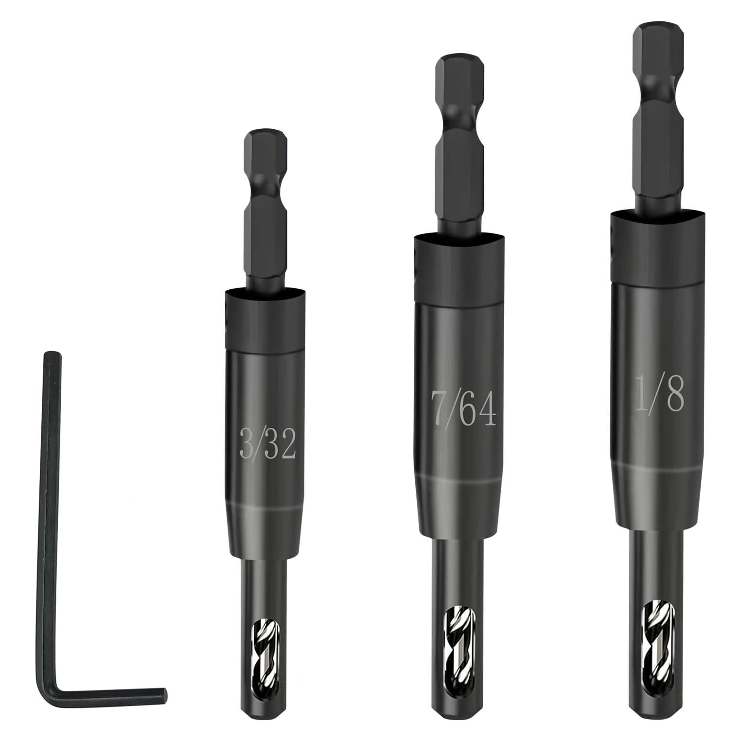 Juego de Brocas Autocentrantes Bosch CC2430 para Taladros 1/4"