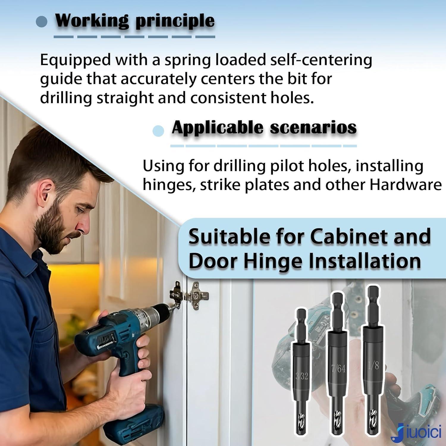 Juego de Brocas Autocentrantes Bosch CC2430 para Taladros 1/4"