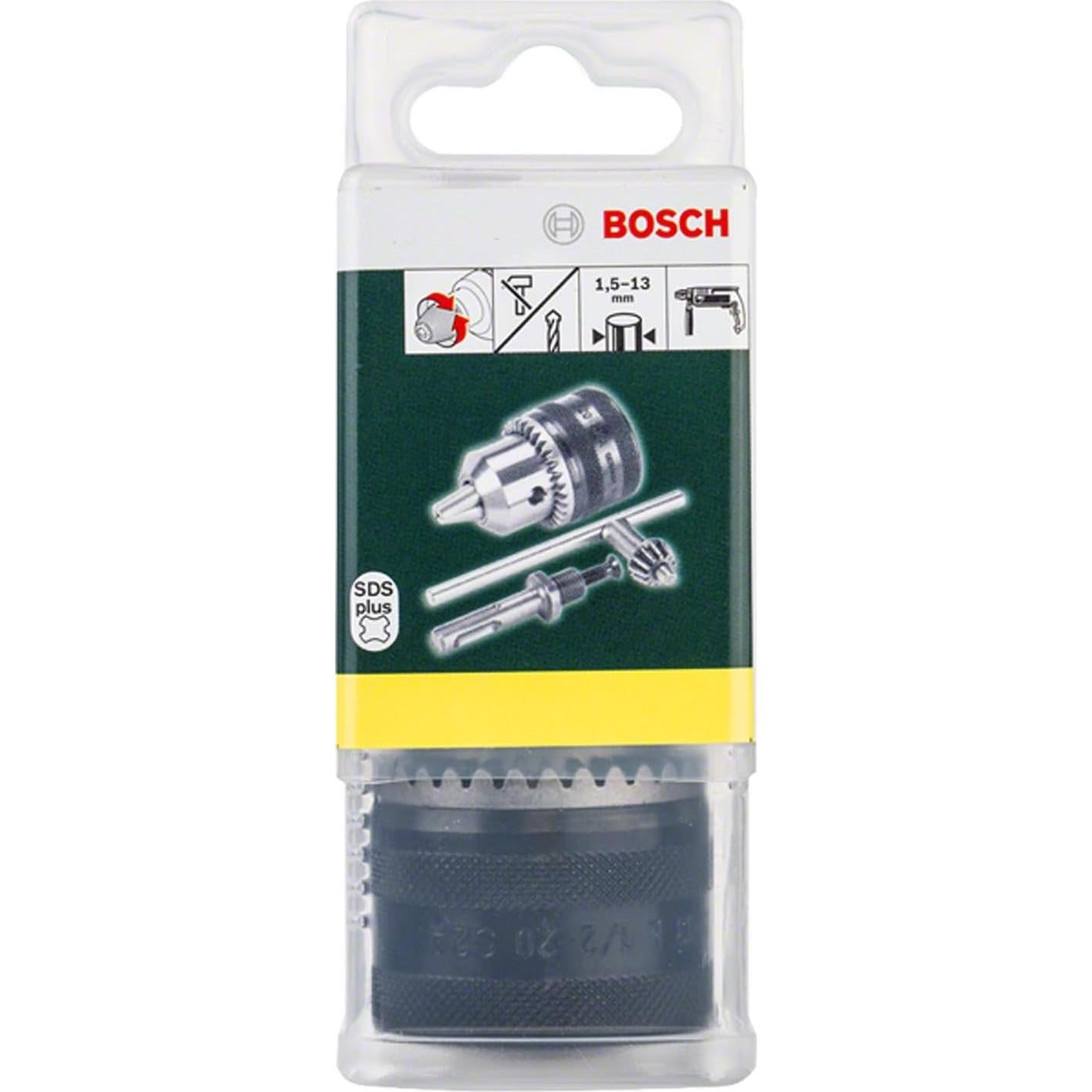 Adaptador SDS-plus Bosch 2607000982 con mandril 1.5-13mm