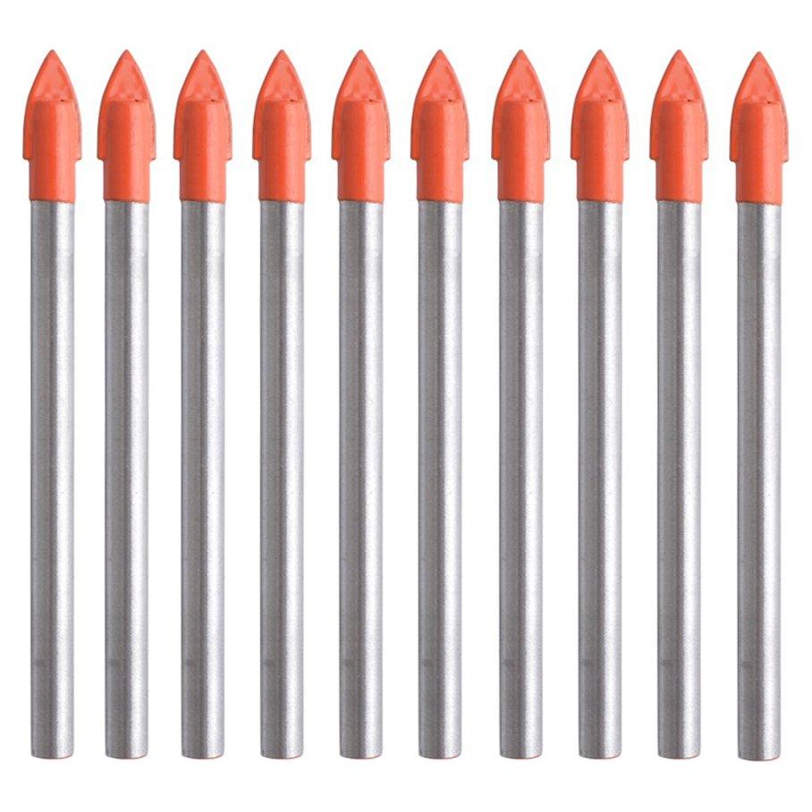 Juego de Brocas de Carburo Gunpla 10 Piezas 6mm para Vidrio y Azulejo