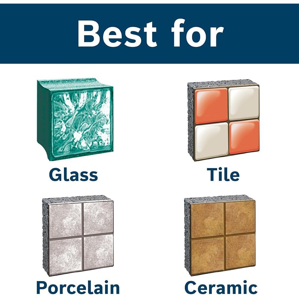 Juego de Brocas de Carburo BOSCH NS2000 para Azulejos - 4 Piezas