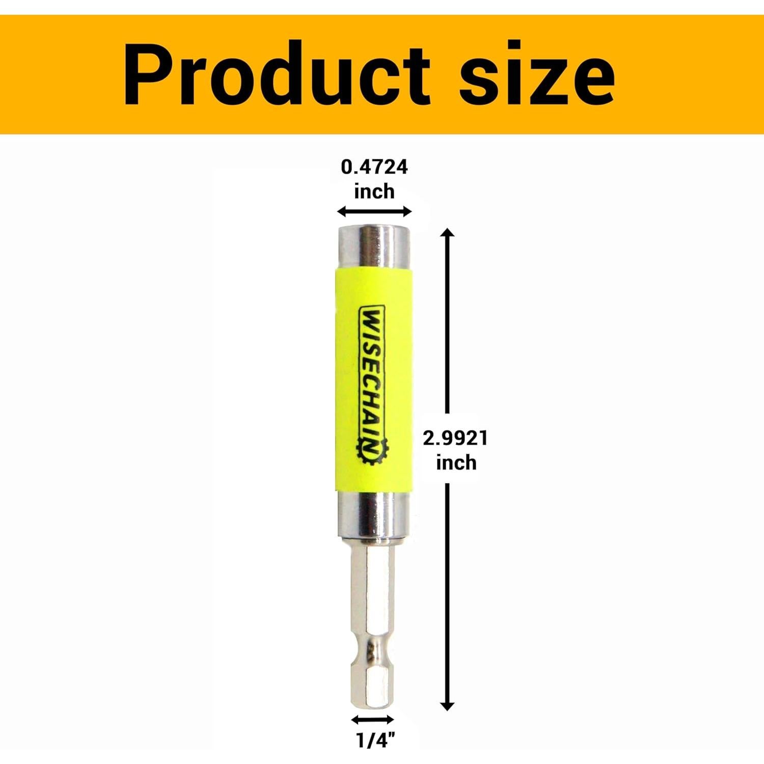 Juego de 2 Adaptadores Magnéticos de Broca Wisechain