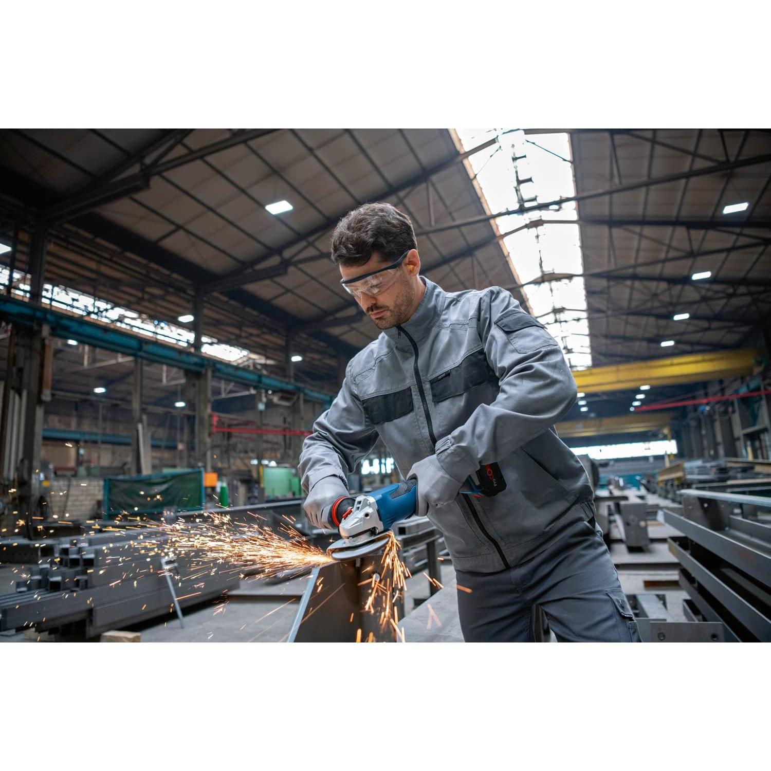 Amoladora Angular Inalámbrica Bosch Professional GWS 18V-15 PSC