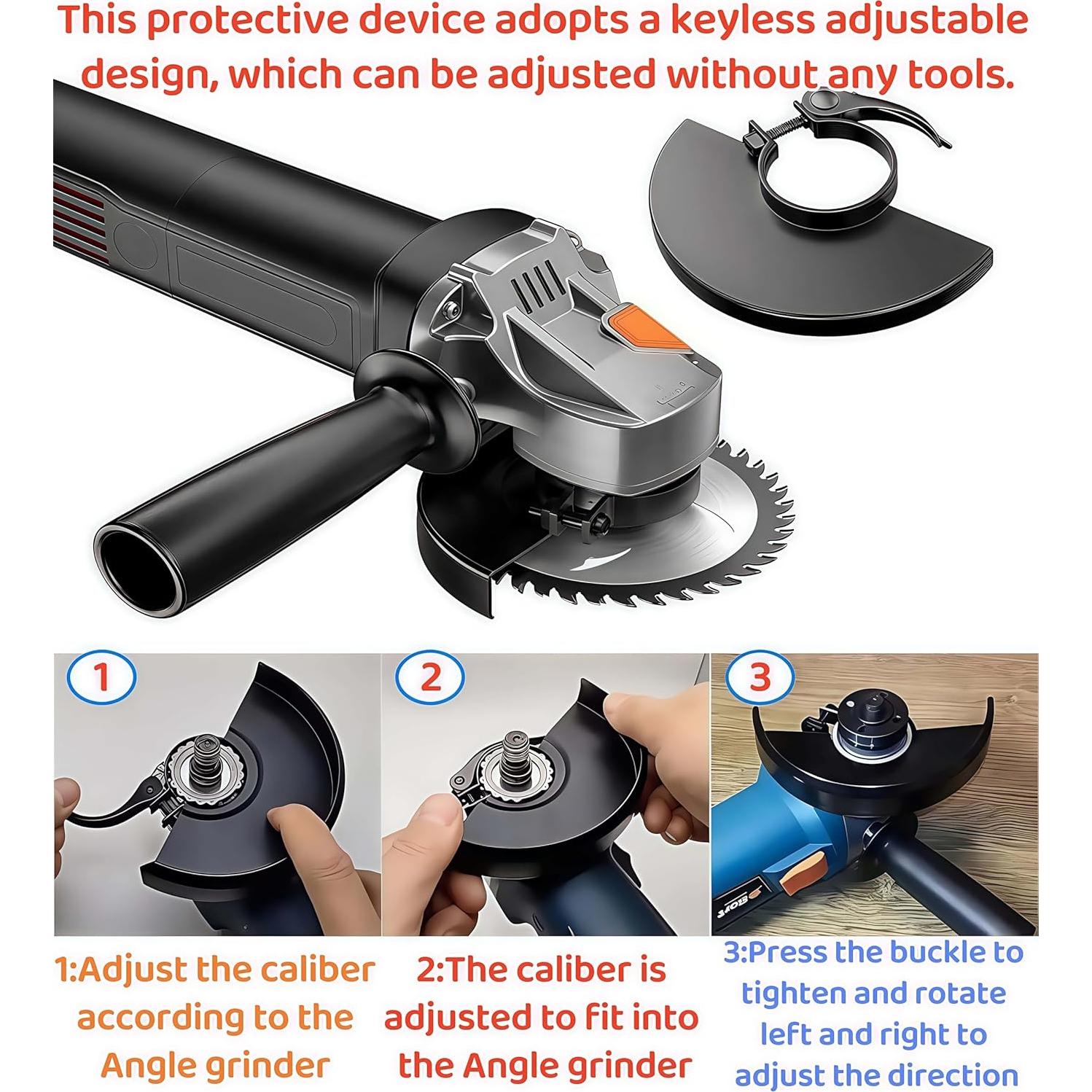 Protector de Amoladora de 13.5 cm Duisanji Compatible Dewalt