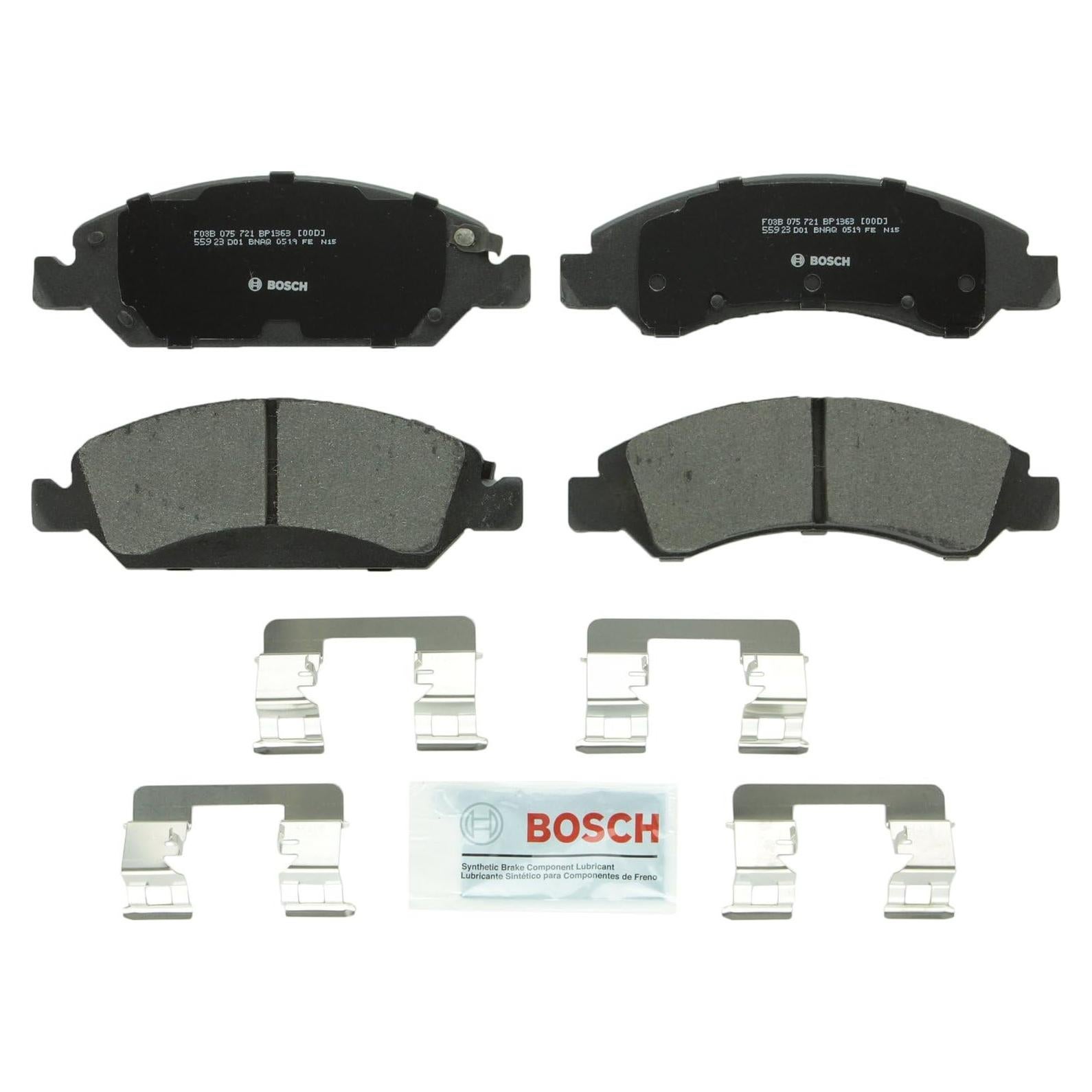 Pastillas de Freno Bosch QuietCast BP1363 Semi-Metallic Delanteras