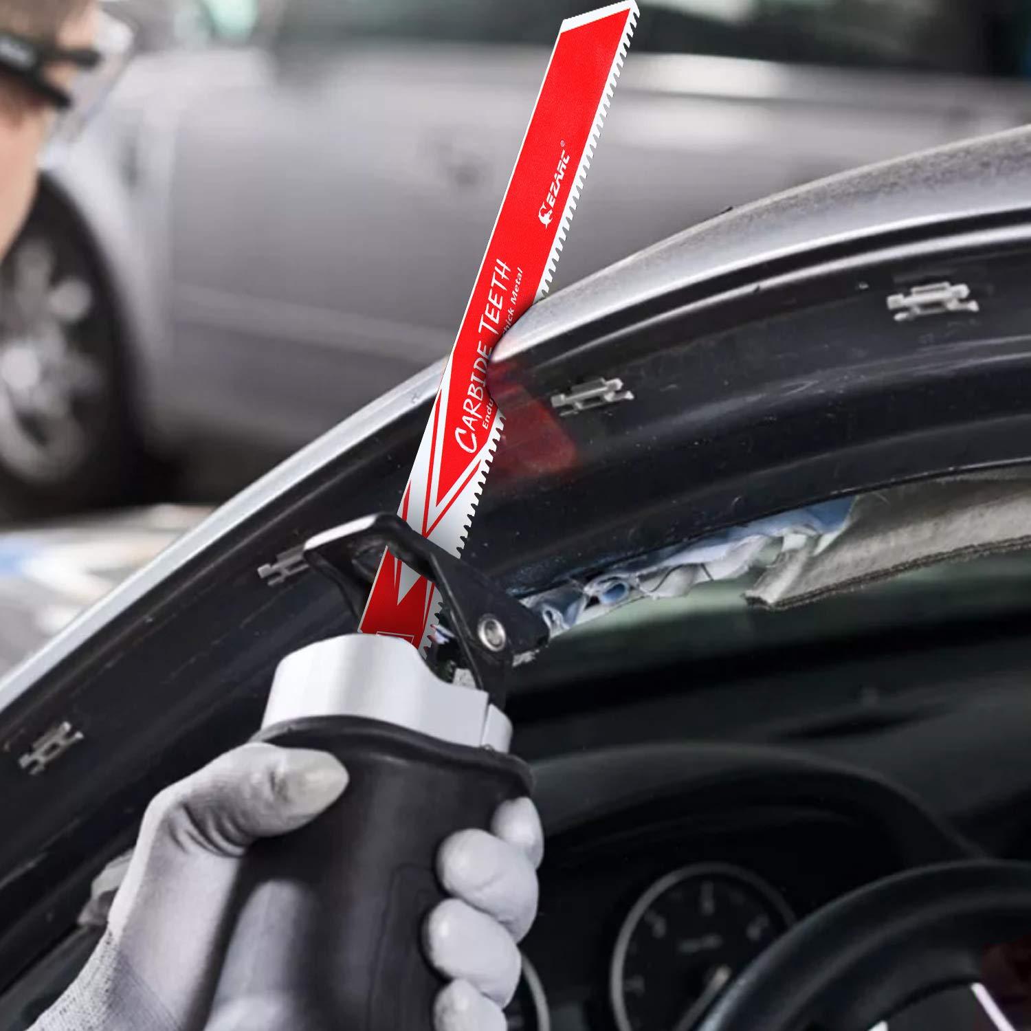 Hoja de Sierra Recíproca EZARC R678HM Carburo 15.24 cm 8TPI Paquete de 3