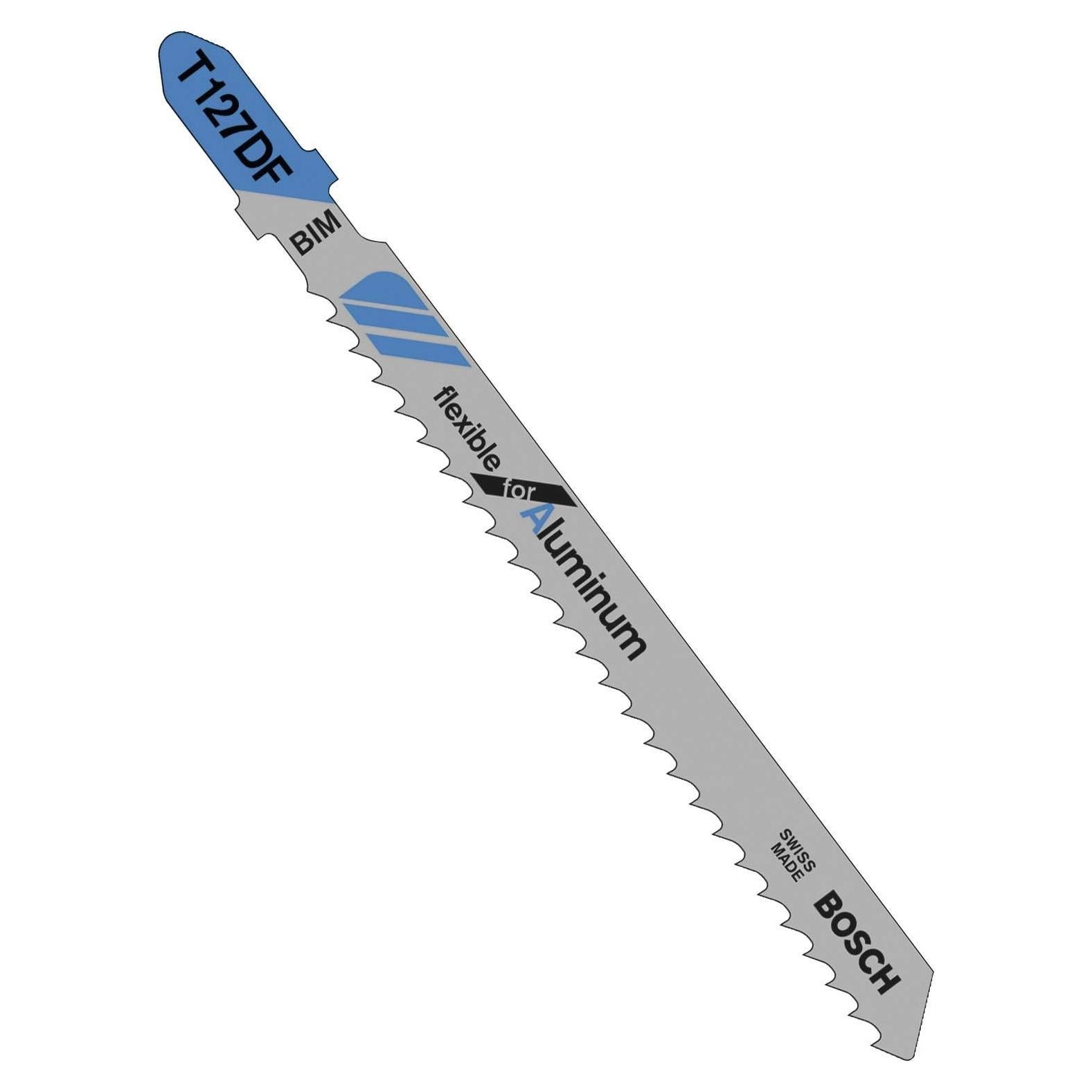 Cuchillas de Sierra de Calar Bosch T127DF 4" 8 TPI Aluminio - 5 Piezas