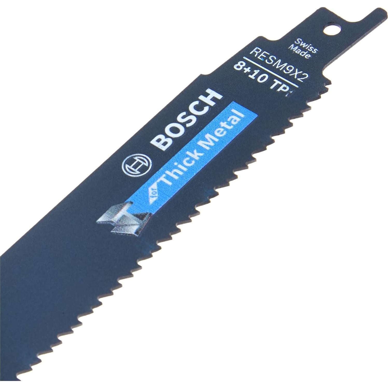 Juego de Hojas de Sierra Recíproca Bosch RPM008 8 Piezas Metal