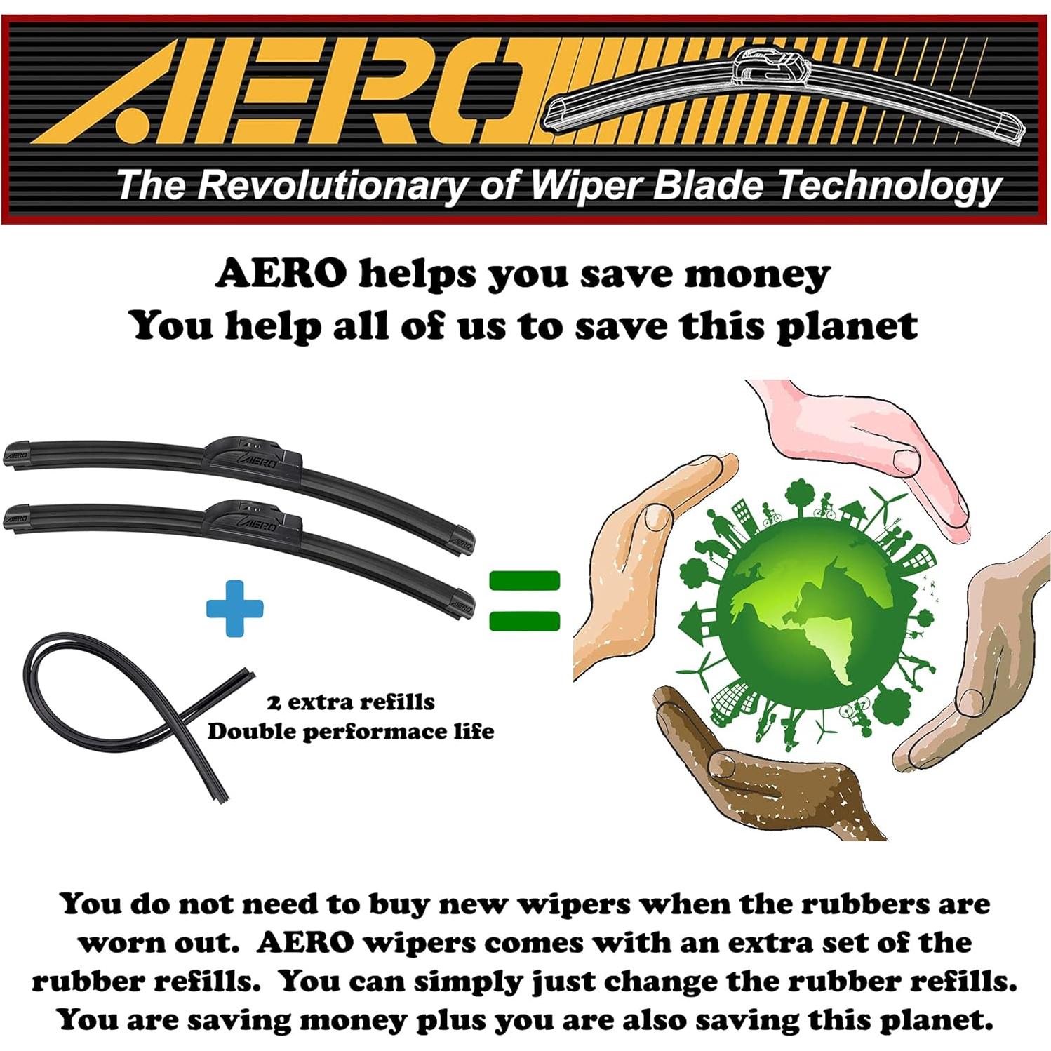 Limpiaparabrisas AERO Avenger 22" para GMC Sierra 1500 2500 3500