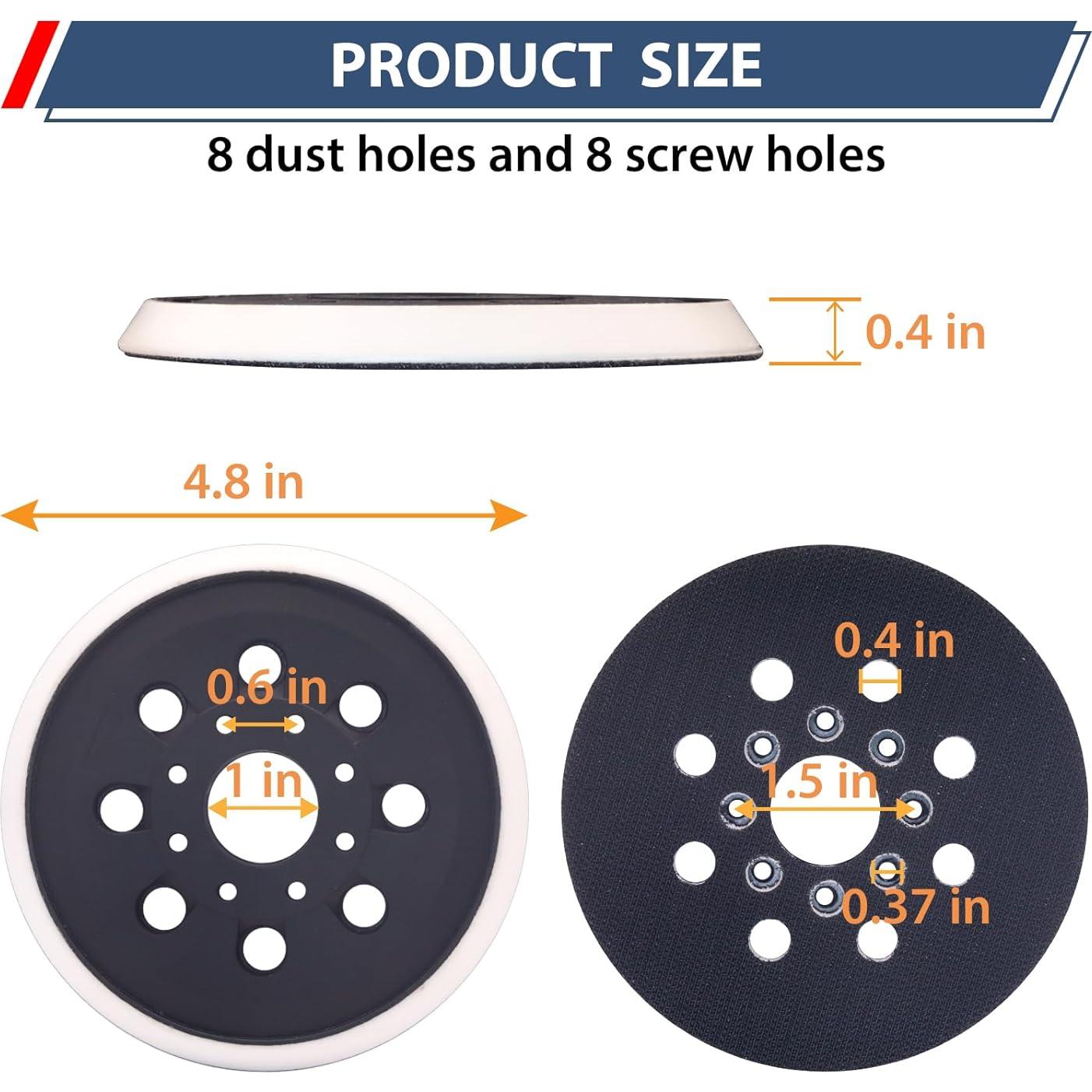 Pad de Lijado de 12.7 cm Bosch RS034 RS035 Paquete de 2