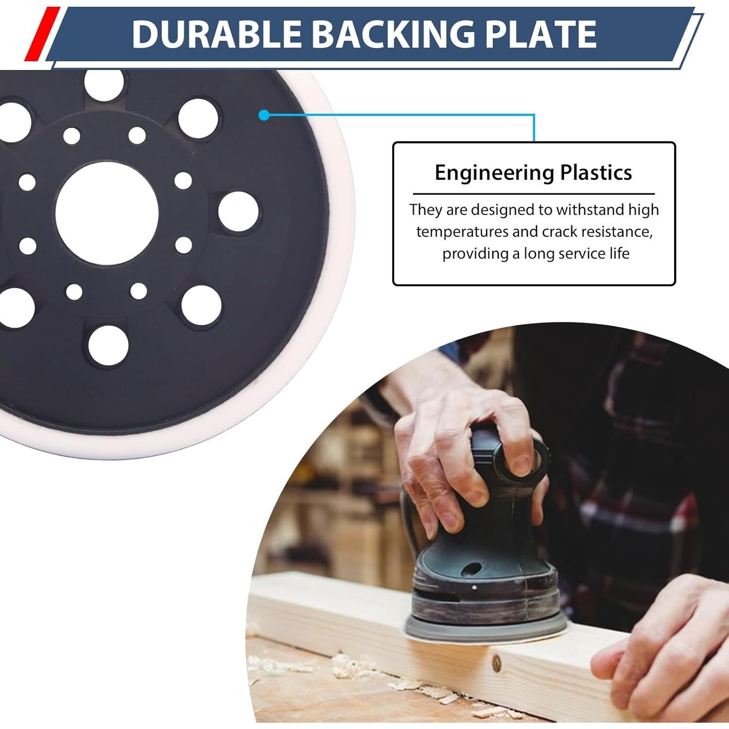 Pad de Lijado de 12.7 cm Bosch RS034 RS035 Paquete de 2