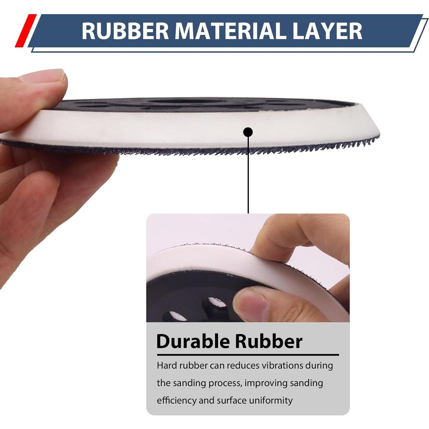 Pad de Lijado de 12.7 cm Bosch RS034 RS035 Paquete de 2