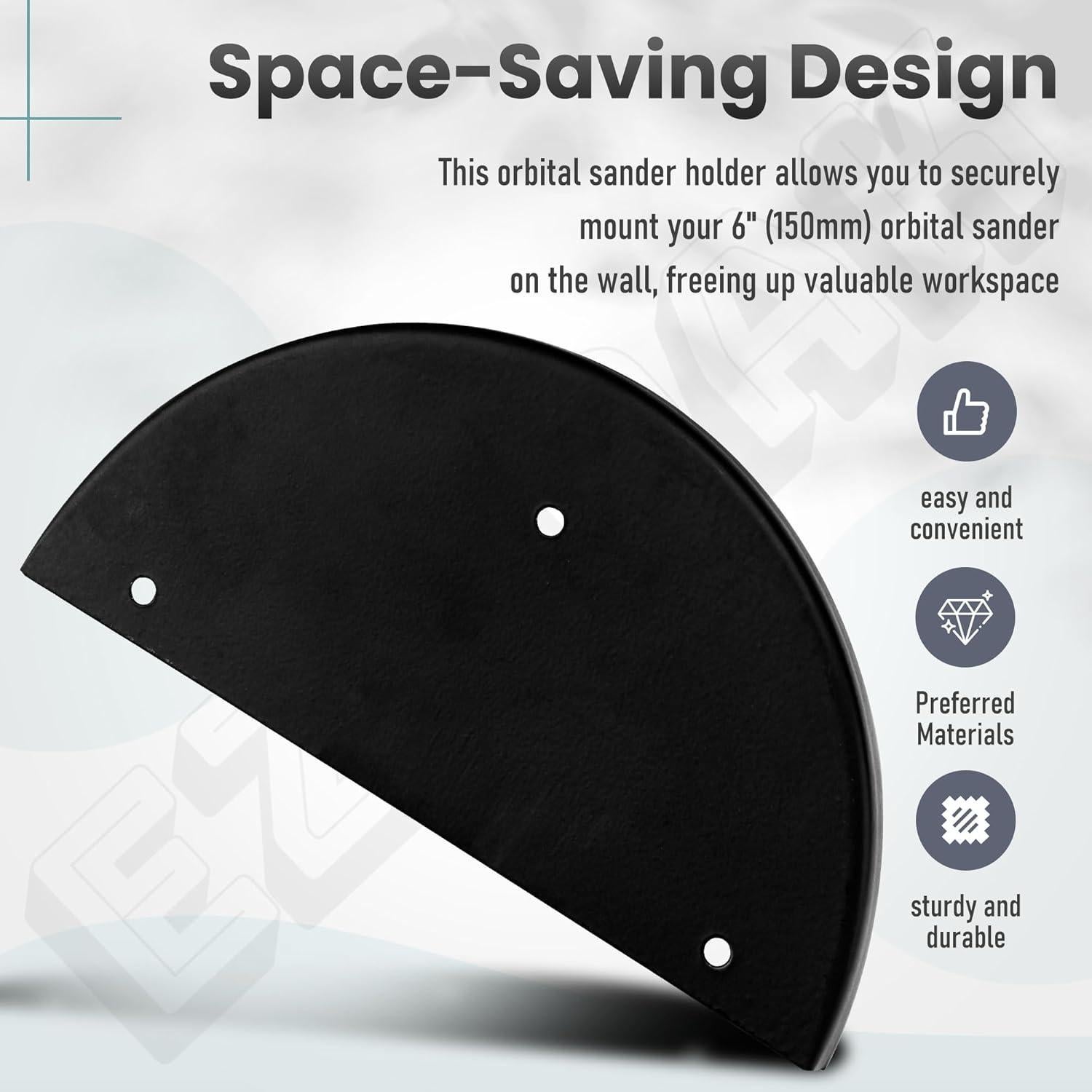 Soporte para Lijadora Orbital EZYPAK Montaje en Pared 150mm