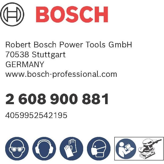 Papel de Lija Bosch Expert C470 80x133 mm Grano 120 - 10 Piezas