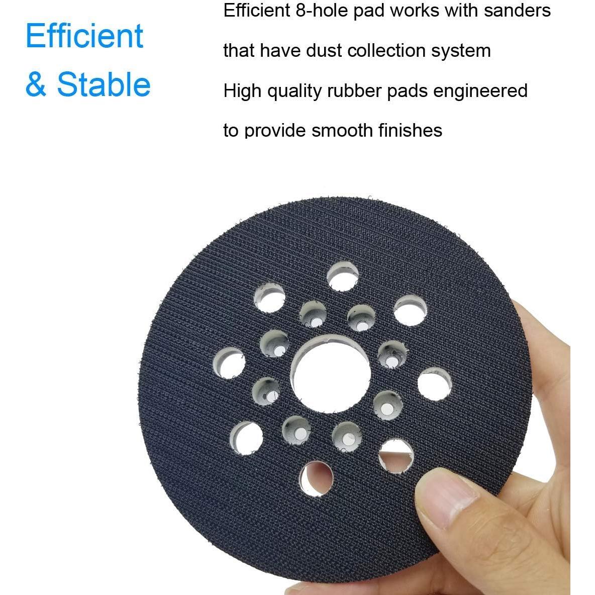 Pad de Reemplazo para Lijadora Bosch 5" RS035 RS034 8 Agujeros