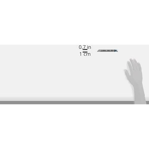 Cuchillas de Sierra Recíproca Bosch RM618 para Metal - Paquete de 5