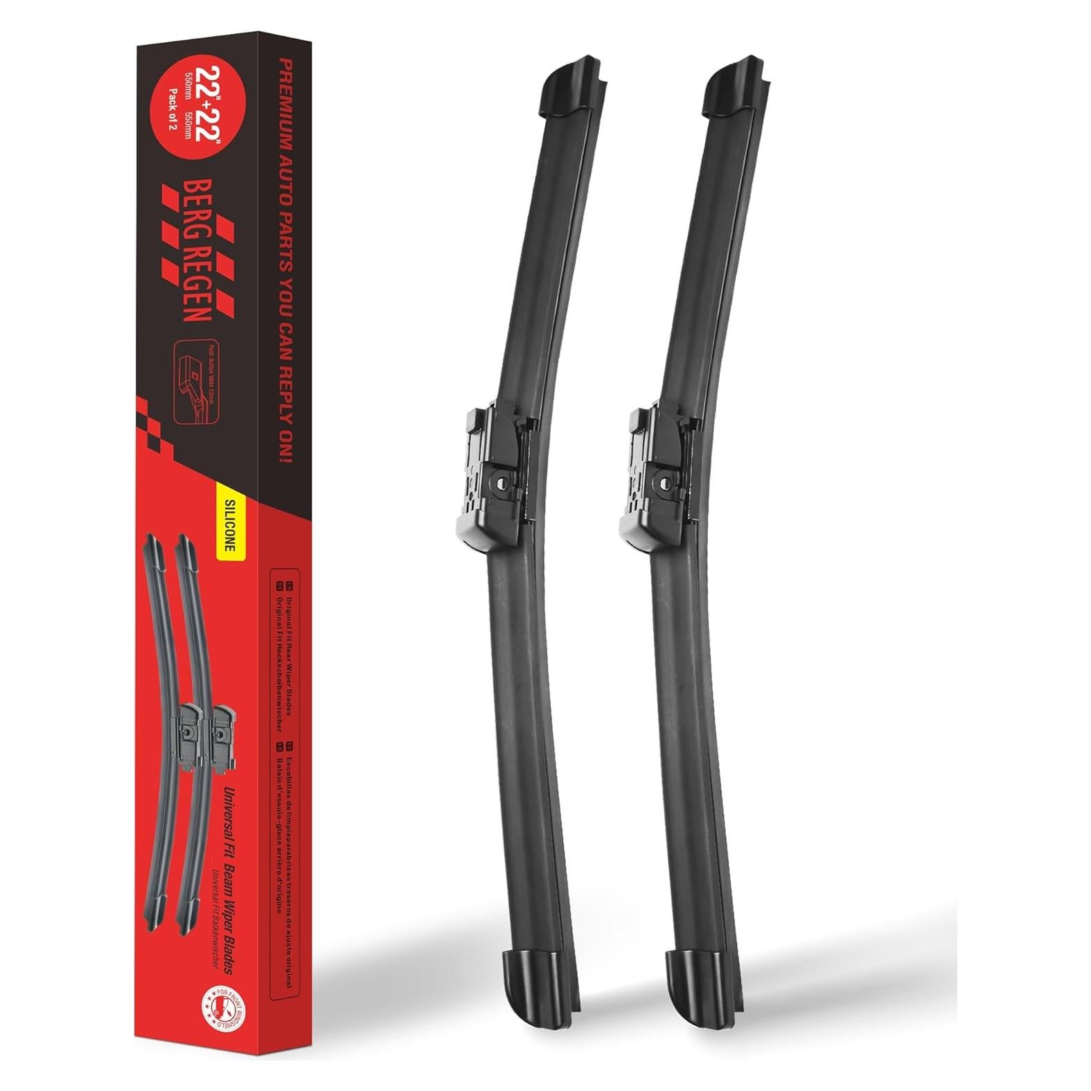 Limpiaparabrisas Silicona 22" BERG REGEN para Chevy/GMC 2 Pack