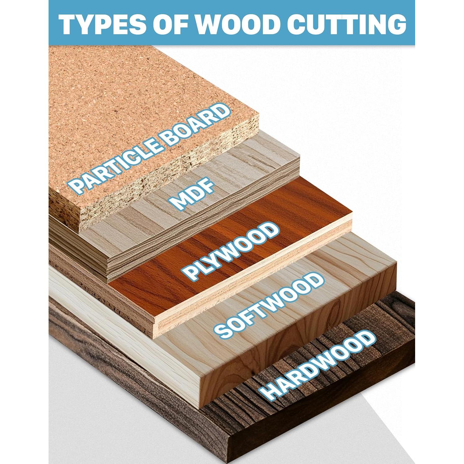 Hojas de Sierra Circular KEENTECH 16.5 cm ATB 18T 24T 40T - Paquete de 3