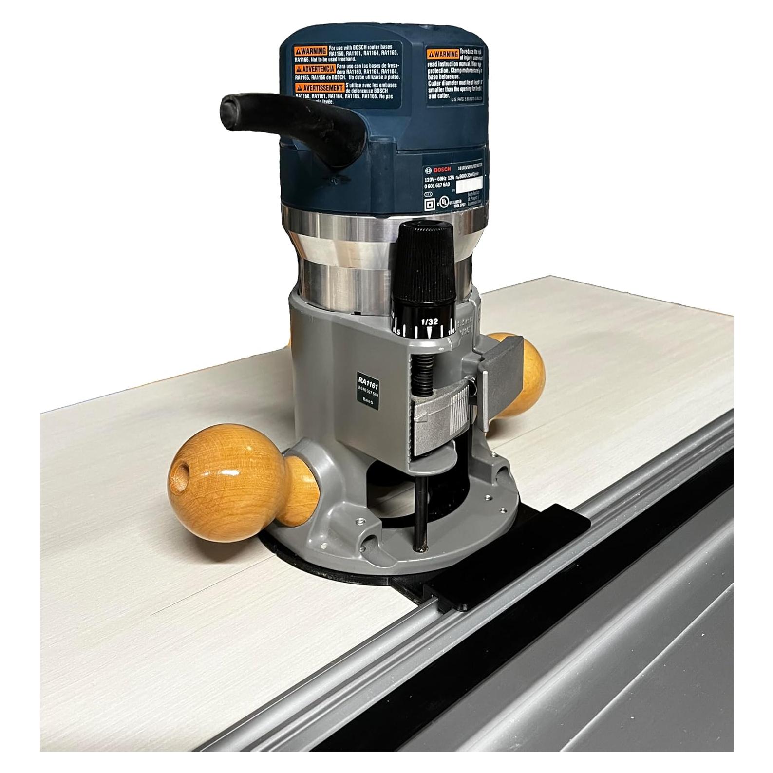 Adaptador de riel guía HuttonTOOLS para router Bosch 1617