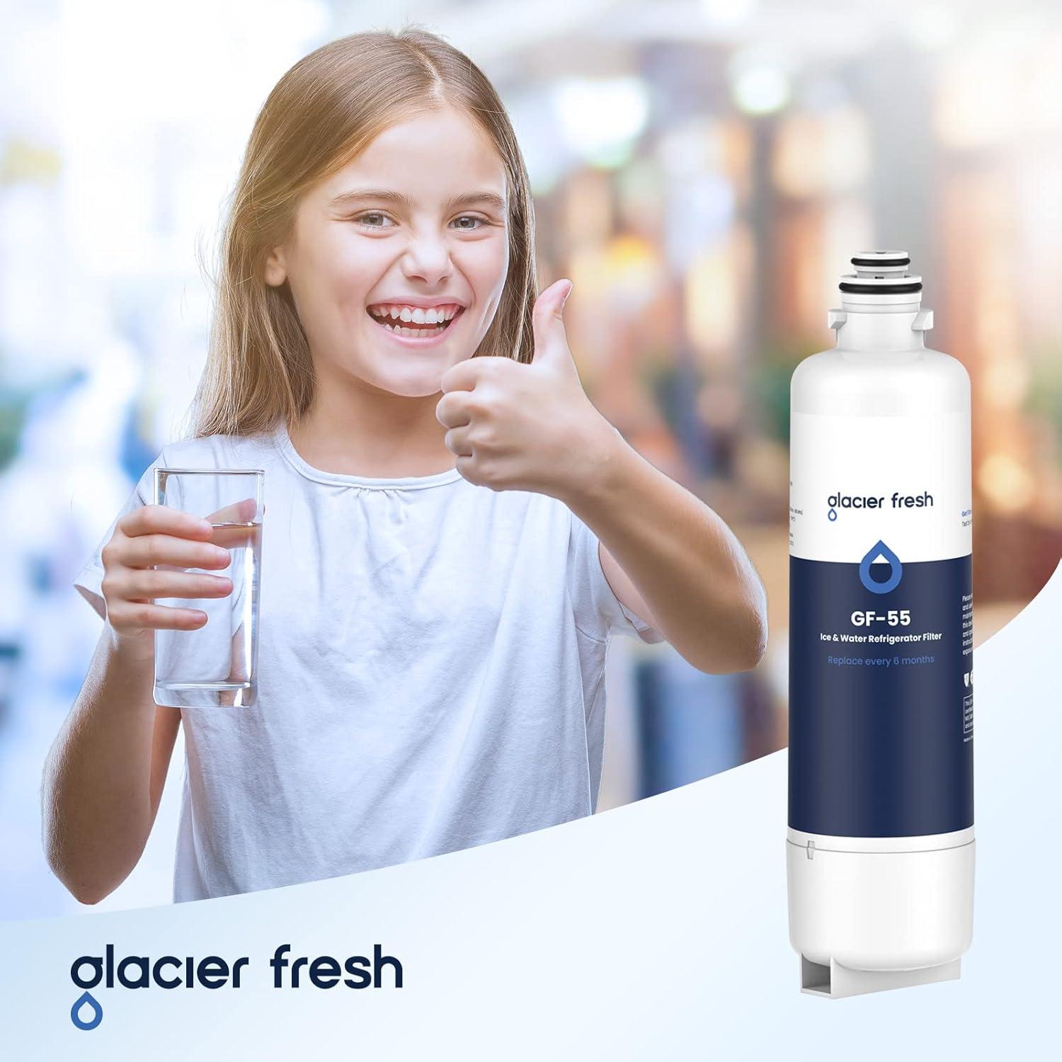 Filtro de Agua GLACIER FRESH GF55 para Refrigerador Bosch - 3 Unidades