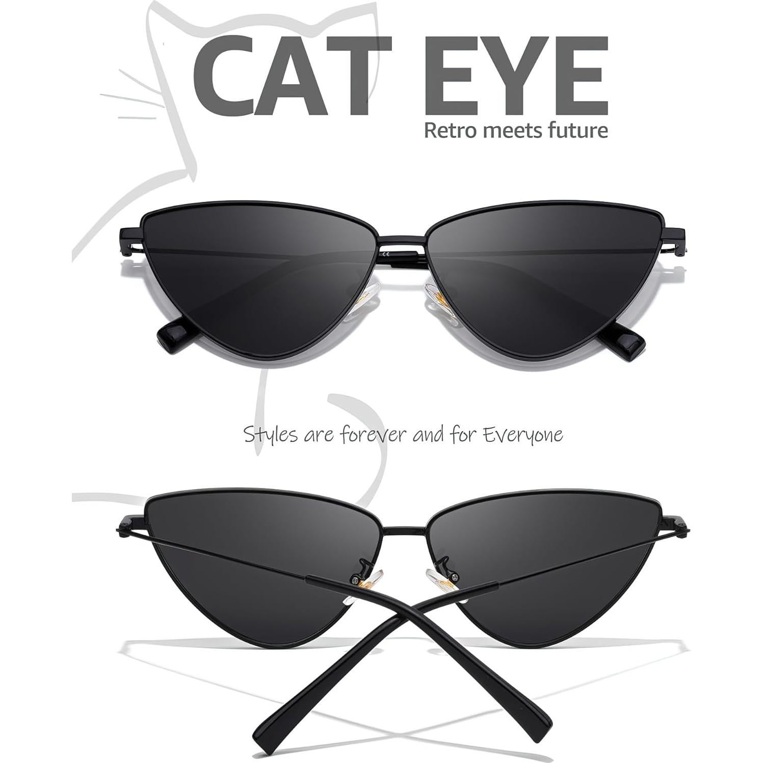Gafas de sol Cat Eye SODQW para mujer con protección UV400