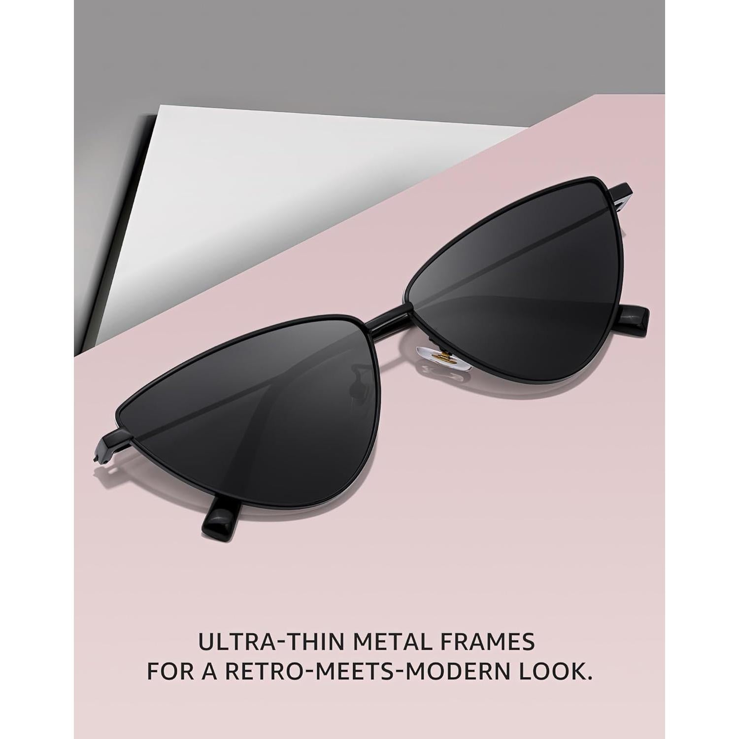 Gafas de sol Cat Eye SODQW para mujer con protección UV400