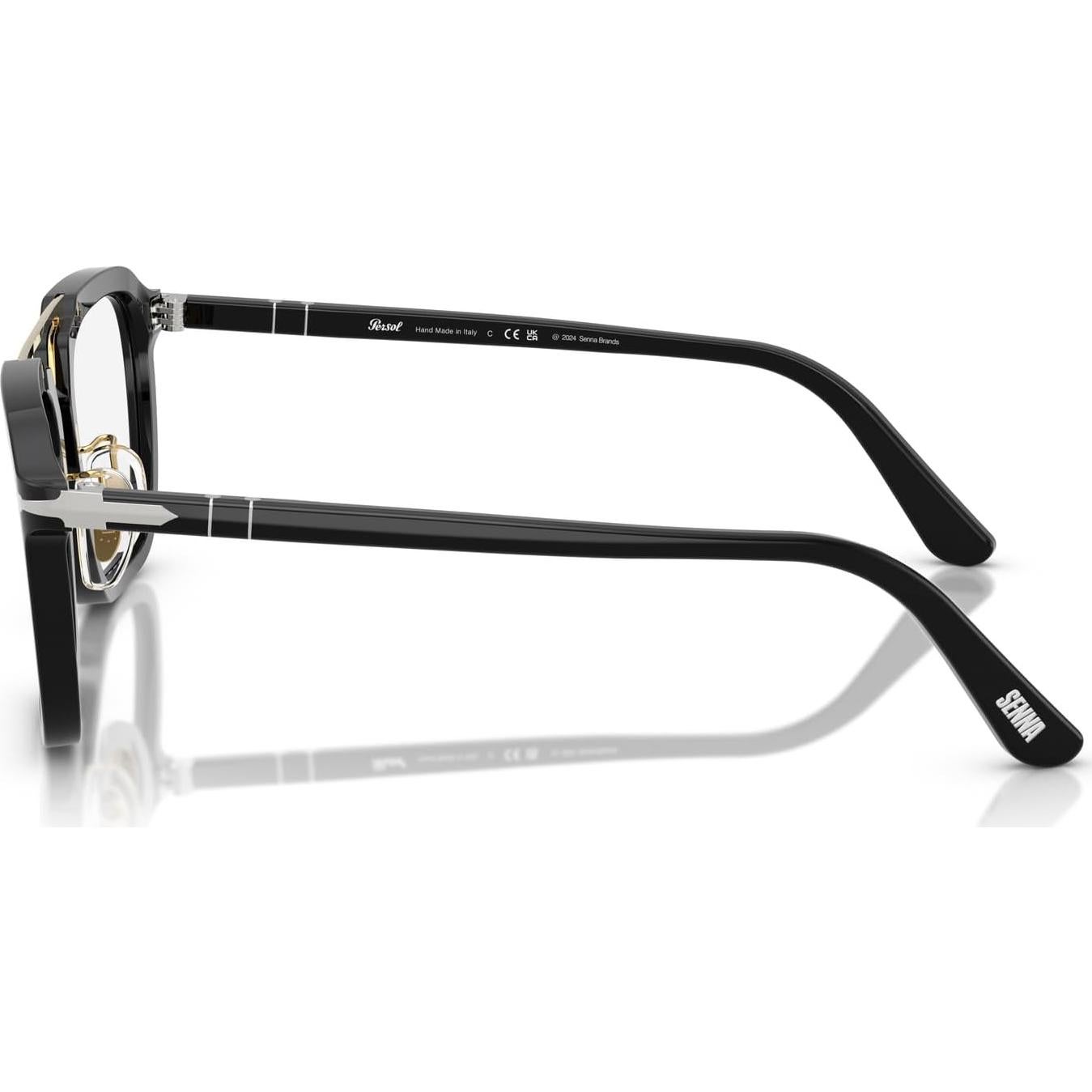 Gafas de Prescripción Persol PO0204V Cuadradas Negras 52mm