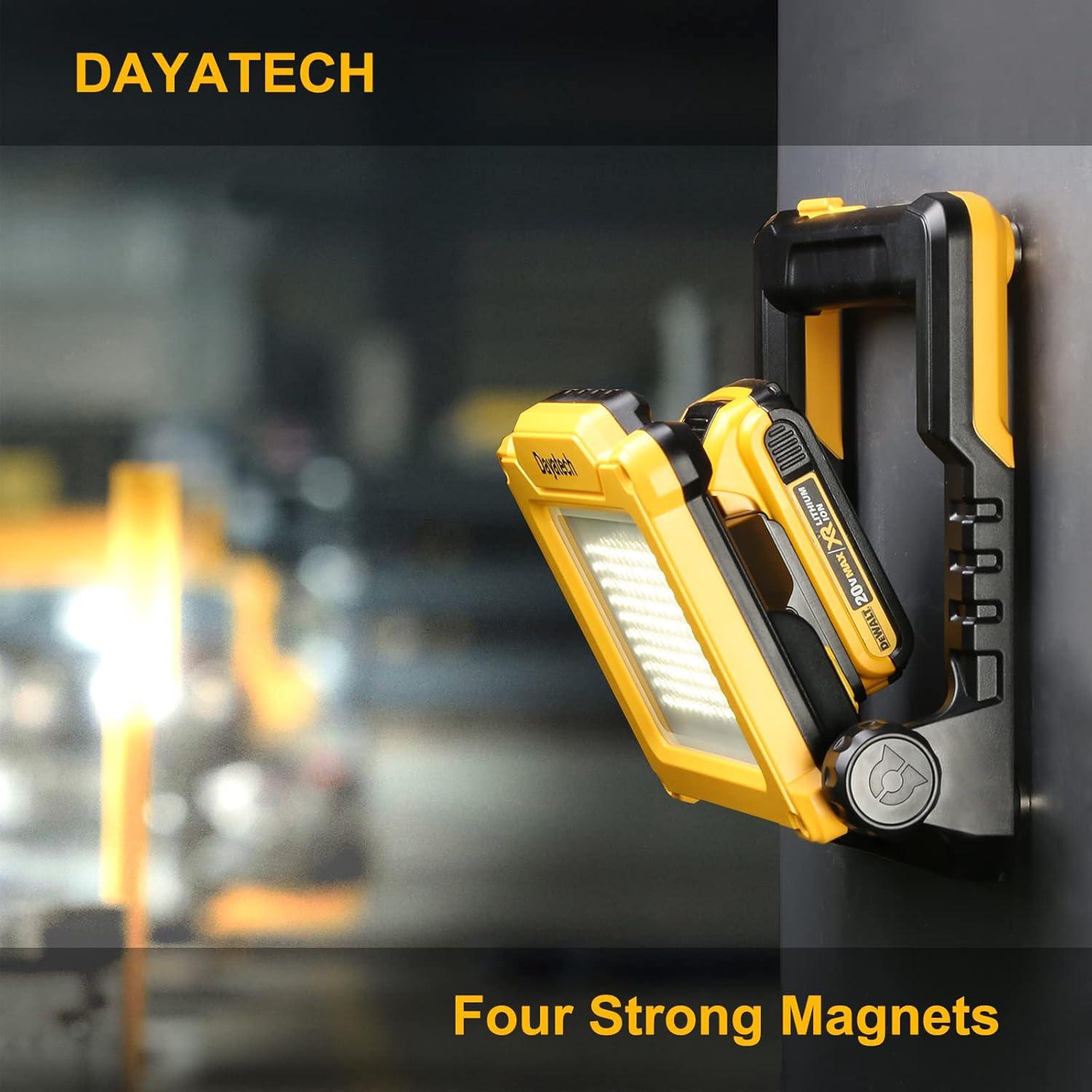 Luz de Trabajo LED Recargable DAYATECH 4000LM Inalámbrica