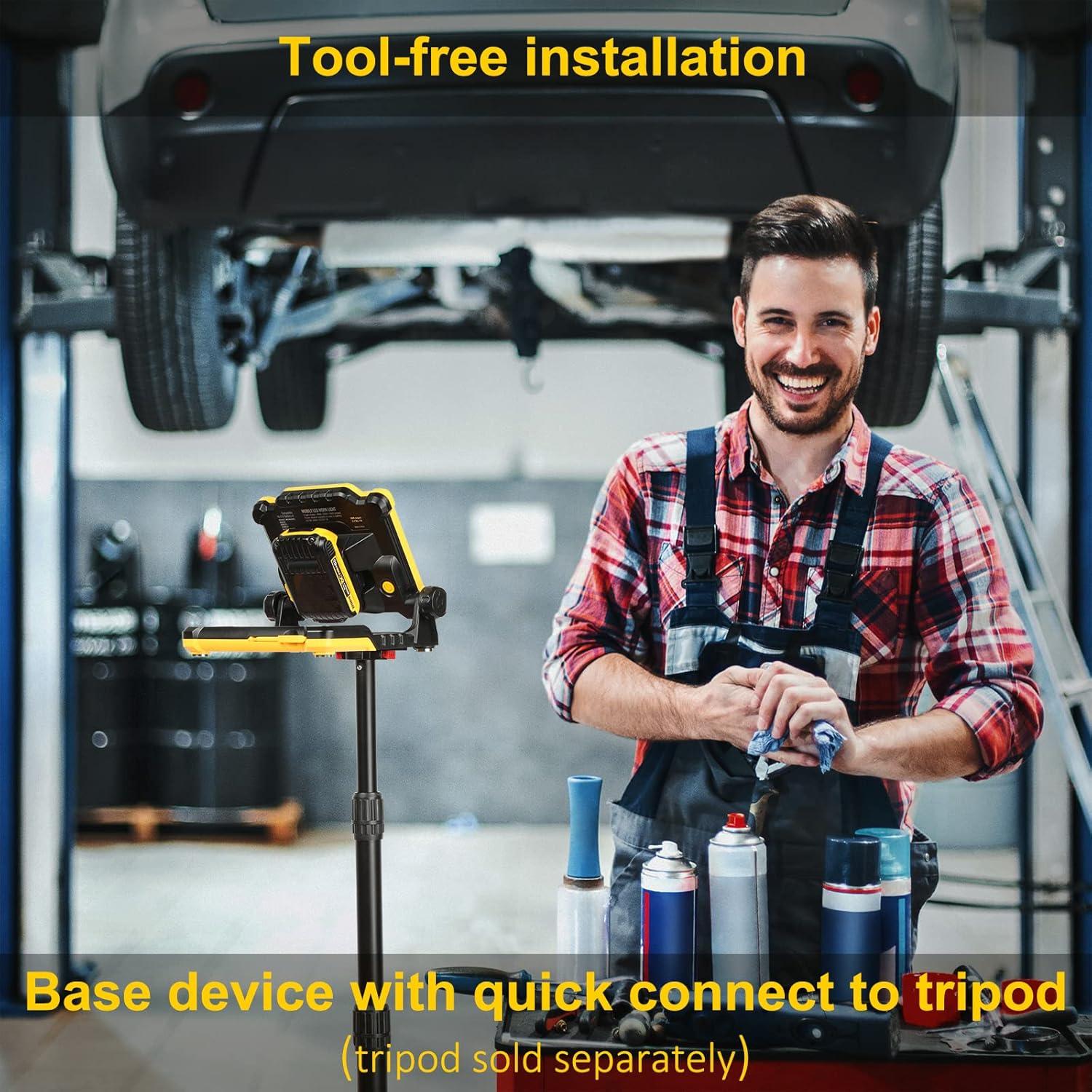 Luz de Trabajo LED Recargable DAYATECH 4000LM Inalámbrica