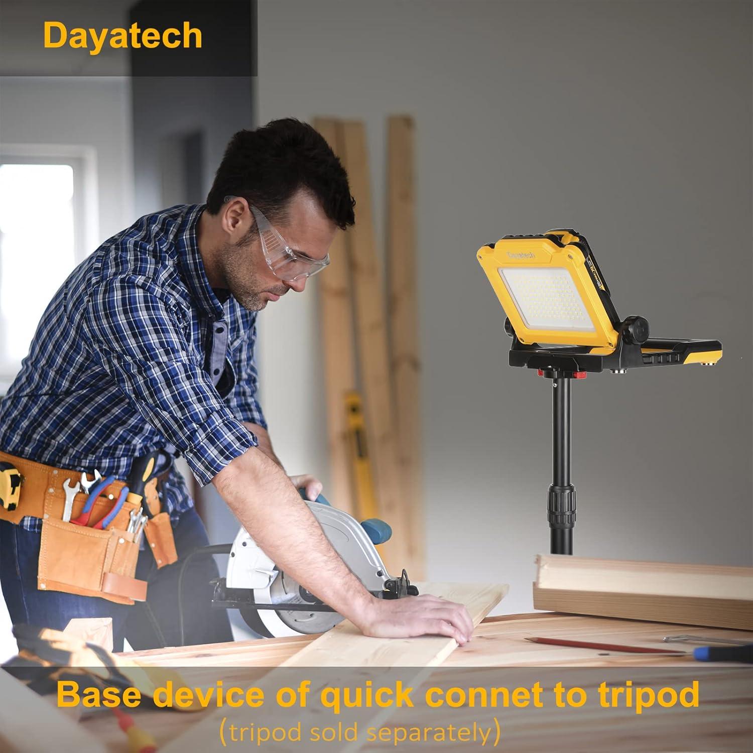 Luz de Trabajo LED Recargable DAYATECH 4000LM Inalámbrica