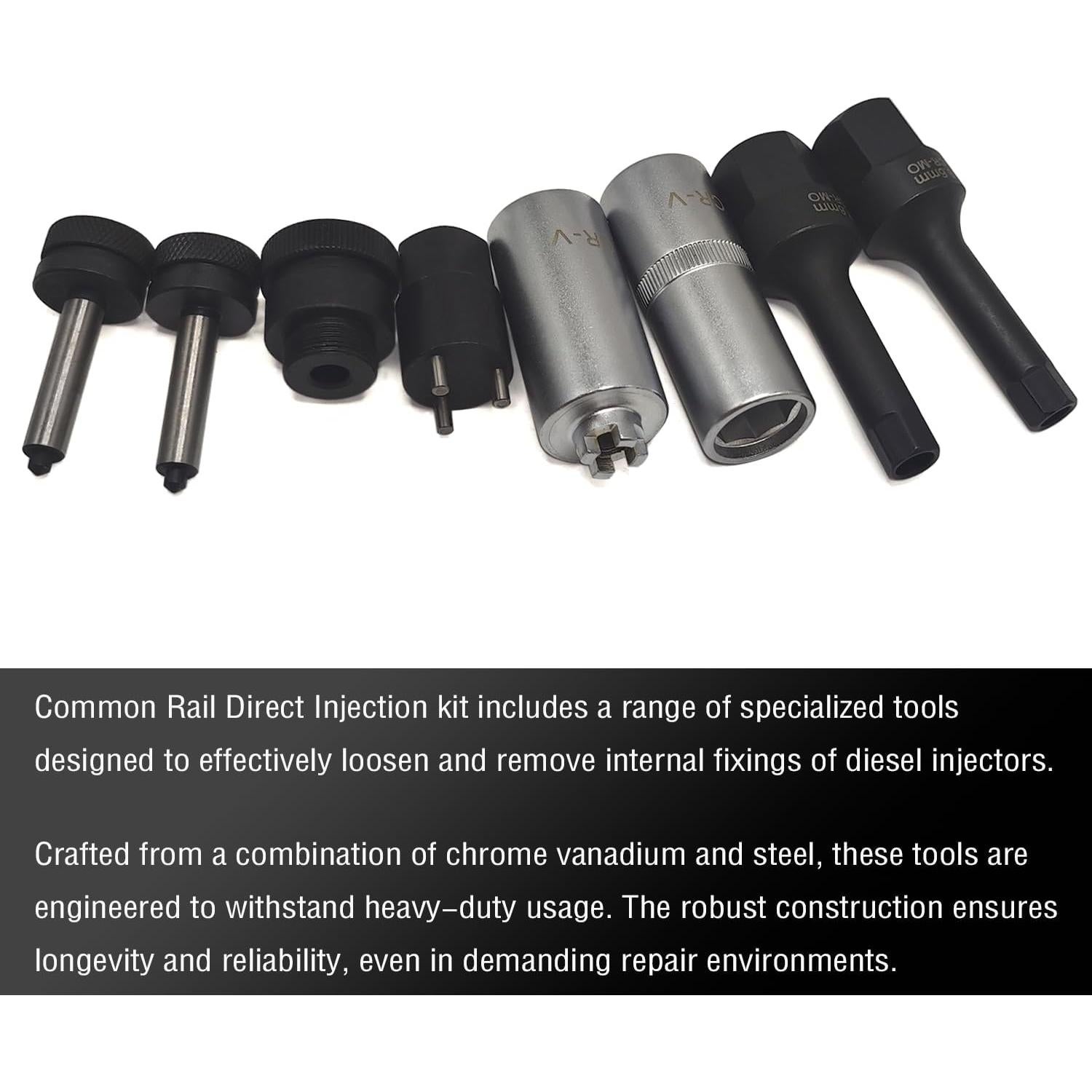 Kit de Reparación Inyectores Diésel JEUCLEL 8 Piezas Compatible